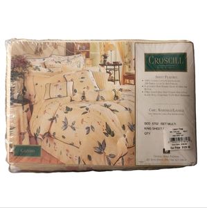 Croscill King Sheet Set Gazebo